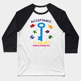 Inclusive Key to Understanding: Mind Body Balance Baseball T-Shirt